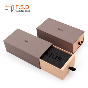 FSD OEM custom logo branded watch wrist gift craft paper watch packaging box
