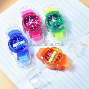 Fancy jam tangan pensil wajah, rautan pensil dengan penghapus dan kuas 3 in 1 hadiah yang bagus untuk anak-anak - Product Image 2
