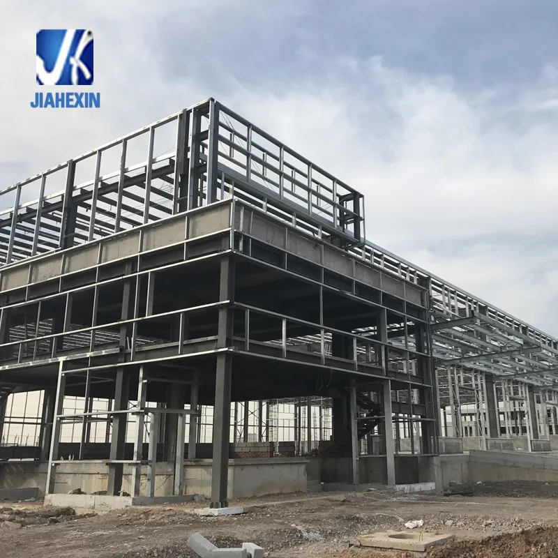 ISO Cấp Giấy Chứng Nhận Thanh Đảo Kết Cấu Thép Fabricator Cung Cấp Prefab Thép Cấu Trúc Văn Phòng Nhà Máy Xây Dựng