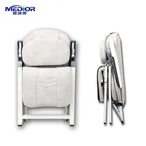 Cadeira massageadora 4d de couro dobrável, cadeira elétrica para massagem caseira e de trabalho massageador MD-88102