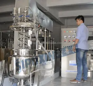 Sipuxin mezclador de mezcla industrial que hace la máquina crema detergente líquido loción vacío homogeneizador industrial