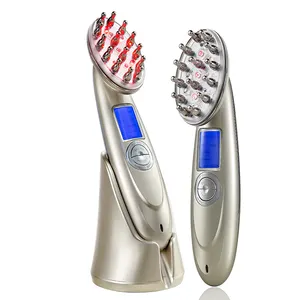 Home Use Electric Laser Hair Growth Massager Comb LED Light Photon Therapy Hair Loss Treatment machine