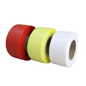 PP strip roll stock plastic packing strap yellow color good tension in China