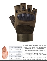 Gants pour les sports de plein air Poignet dur pour la randonnée Camping Tactique Camo Sports