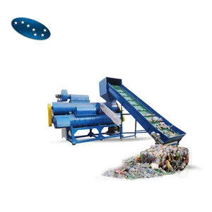 Billige Plastik flaschen etiketten entferner Recycling maschine