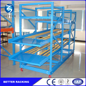 Sistema de estanterías de recolección de pedidos de alta eficiencia, sistemas de estanterías de rodillos de flujo por gravedad, estantes de flujo de cartón por gravedad - Product Image 2