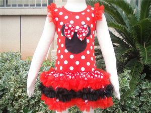 Gros new fashion girl outfit décoratifs. <span class=keywords><strong>minnie</strong></span> mouse robe de bébé - Product Image 1