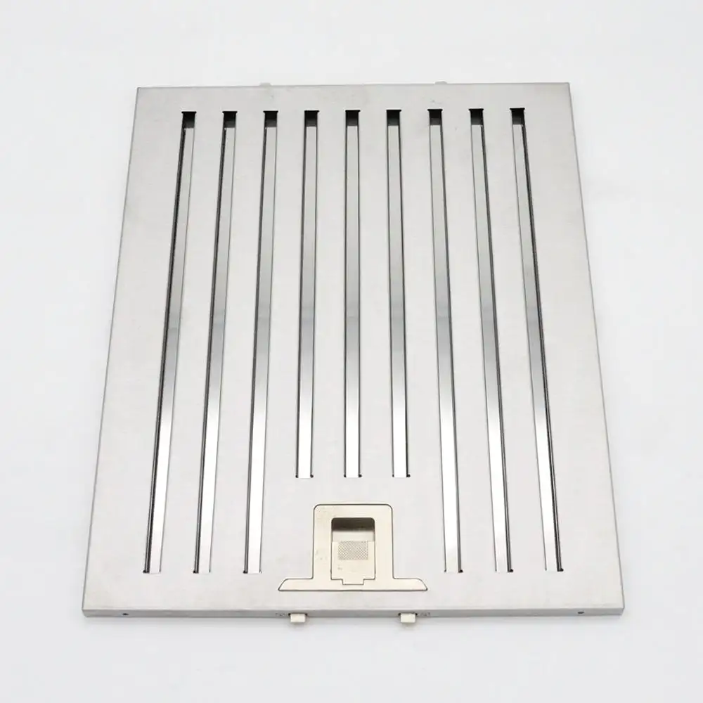 Hot Sale Replacement Stainless Steel Grease Baffle Hood Filters For Smoke Exhaust Ventilator