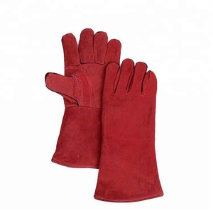 <span class=keywords><strong>Seguridad</strong></span> Industrial equipment cowhide leather hand protect gloves welding - Product Image 5