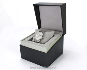 Personalizado brillante caja de reloj de madera, pintura laca caja de reloj de madera, reloj negro caja de madera con logotipo - Product Image 5