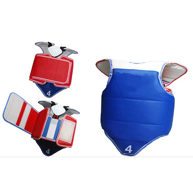 Woosung taekwondo equipment taekwondo chest guard with hook wholesale chest protector for taekwondo body guard