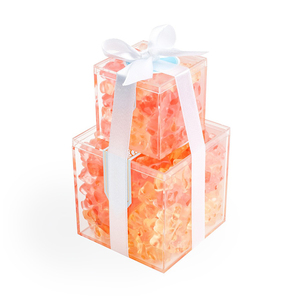 Caja de Acrílico Cuadrada para Empaque de Gomitas de Cristal Lucite, Caja para Ositos de Goma para Promoción - Product Image 1