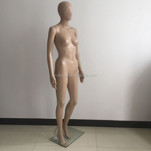 Barato ropa modelo de pantalla de Color de la piel, cabeza de huevo <span class=keywords><strong>sin</strong></span> rostro moda abstracta <span class=keywords><strong>cara</strong></span> maniquí de mujer - Product Image 2