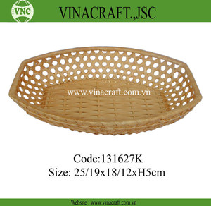 ตะกร้าเก็บของอเนกประสงค์จากไม้ไผ่รักษ์โลก สำหรับห้องครัวและซักรีด - Product Image 3