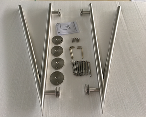Kit de toldo de <span class=keywords><strong>puerta</strong></span> delantera para ventana Manual de vidrio sin marco de 1400mm de ancho, toldo de balcón para porche de acero inoxidable, refugio para toldo de lluvia - Product Image 5