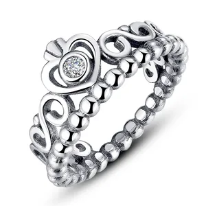 Qings 925 Sterling Silver CZ Thái ring cho phụ nữ