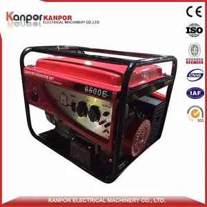 Kanpor certificado CE 50Hz 29.55A 6.5kw Honda generador de gasolina