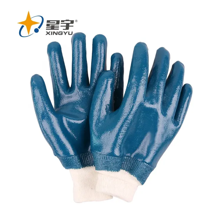 Cotton Gloves Xingyu Heavy Duty Nitrile Fully Coated Industrial Gloves