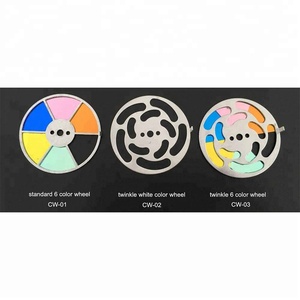 LEA-502 Động Cơ Ánh Sáng Sợi Quang Hai Cổng 10W Với 6 Bánh Xe Màu Dim Điều Khiển Từ Xa Endcap Fiber Adaptors 12V Transformer - Product Image 5