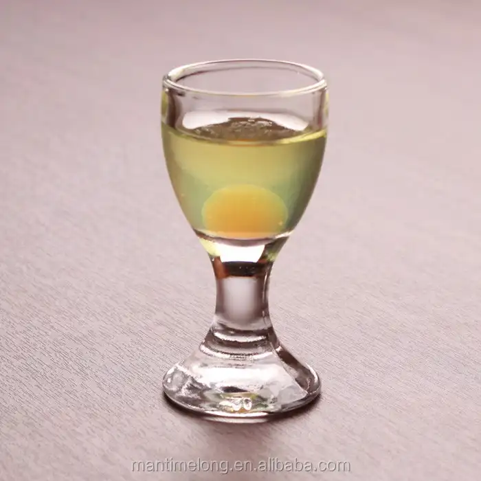 Vodka copo de vidro à prova de calor feito à mão, xícara de bebida, coletor de álcool, 20ml