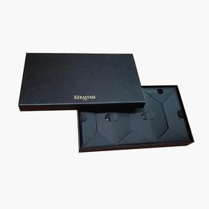 Logo personalizzato scatola regalo magnetica inserto in schiuma per la cura dei capelli di lusso a forma di libro di cartone nero opaco Packaging per capelli - Product Image 3