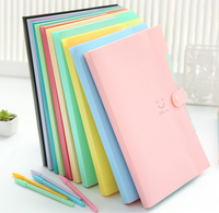 Carpeta Archivadora Expandible Kawaii OEM PP con Diseño Sonriente, A4, 5 Capas, Bolsa para Documentos, Material de Oficina, Impresión Personalizada MA-663 China