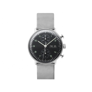 Nuovo Arrivo <span class=keywords><strong>Orologio</strong></span> Minimalista al Quarzo <span class=keywords><strong>Argento</strong></span> da <span class=keywords><strong>Uomo</strong></span> - Product Image 4