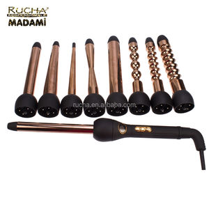 Madami Professioneller Lockenstab 10-in-1 Austauschbare Lockenwickler Roségold Lockenstab-Set - Product Image 3