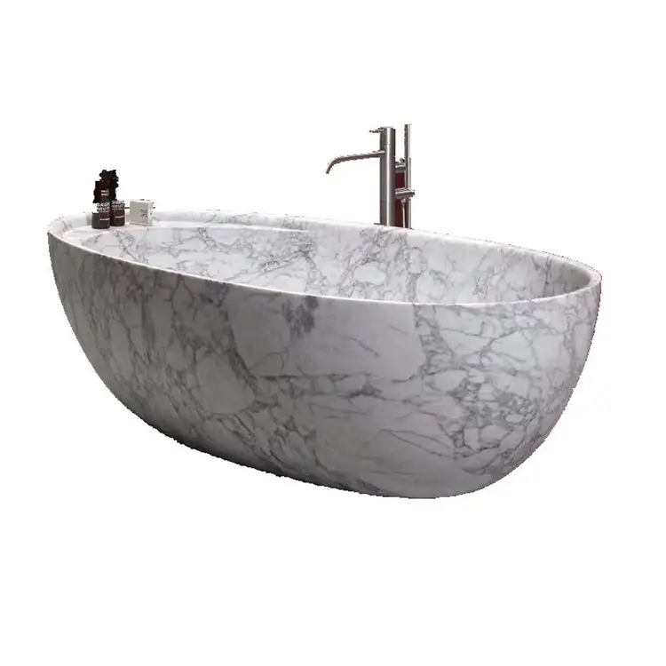 Natural 120x70 Arabescato bañera de mármol para baño independiente piedra bañera con precio para adultos Natural bañera de mármol