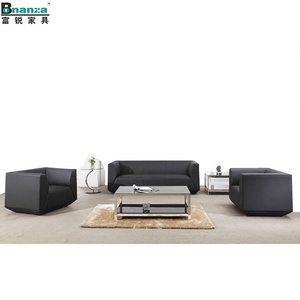 2027 <span class=keywords><strong>Bonanza</strong></span> Hecho en China Sofá de cuero de ocio moderno clásico barato Muebles de oficina Sofá de oficina - Product Image 2