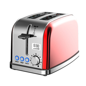 <span class=keywords><strong>Tostadora</strong></span> Anbo New Innovation de 2 Rebanadas, Material Completamente de Acero Inoxidable, Máquina Multifuncional para Desayunos y Snacks, <span class=keywords><strong>Tostadora</strong></span> Eléctrica con Pantalla LCD - Product Image 1