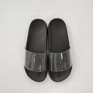 Commercio all'ingrosso Su Misura Stampa di Marchio di Alta-Qualità PVC Su Misura Pantofole donne dispositivo di scorrimento <span class=keywords><strong>sandali</strong></span> da spiaggia trasparente diapositive anti vibrazione antiscivolo <span class=keywords><strong>flop</strong></span> - Product Image 4