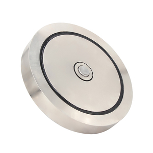 Nam Châm Câu Cá Cứu Hộ Neodymium Tròn Lỗ Chìm Một Bên 2800KG 6172LBS N35 D320mm Có Lông Mắt - Product Image 2