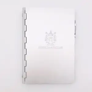 Nhôm Bìa Notepad Xoắn Ốc A6 Máy Tính Xách Tay Chất Kết Dính Lá Lỏng Lẻo Máy Tính Xách Tay Xoắn Ốc Các Nhà Quy Hoạch Máy Tính Xách Tay