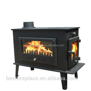 Estufa <span class=keywords><strong>de</strong></span> <span class=keywords><strong>leña</strong></span> multicombustible, económica, con puerta lateral <span class=keywords><strong>y</strong></span> placa superior - Product Image 3