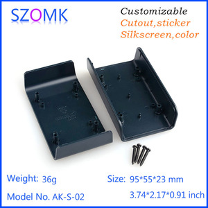 स्मार्ट एबीएस यूएसबी प्लास्टिक के बाड़े परियोजना बॉक्स AK-S-02 शीर्ष बिक्री प्लास्टिक पोर्टेबल यूएसबी संलग्नक छोटे इलेक्ट्रॉनिक्स बॉक्स - Product Image 5