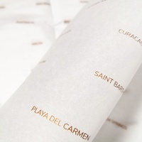 Papier de soie/papier d'emballage personnalisé de luxe avec logo imprimé ZPT014-EB