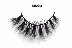 Suave de gama alta 3d fashion faux de piel de visón tira de pestañas - Product Image 3
