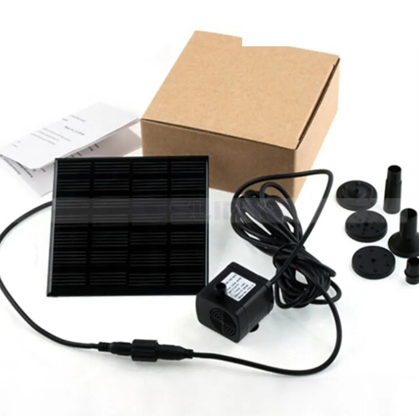 Solar Power Water Pump Garden Sun Annaffiare Le Piante All'aperto Piscina Fontana Pompa