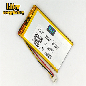 Socket 2.5-3 P 304080 Ultra-thin polymer lithium battery 1500 mah outdoor lighting 3.7 V equipment medical with ntc - Product Image 1