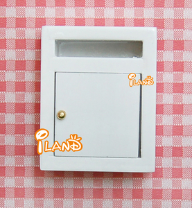 Miniatura <span class=keywords><strong>de</strong></span> Buzón Pequeño, Mini Buzón <span class=keywords><strong>de</strong></span> <span class=keywords><strong>Madera</strong></span> Pintado para <span class=keywords><strong>Casa</strong></span> <span class=keywords><strong>de</strong></span> <span class=keywords><strong>Muñecas</strong></span>, Buzón Blanco OA021 - Product Image 2