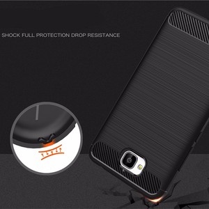 Teléfono casos para Huawei fibra de carbono anti-caída TPU para Huawei honor 6A 7x9 V9 más G10 mate 10 Lite pro contraportada - Product Image 5