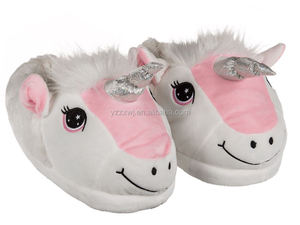 Nuove donne ragazze novità personaggio 3D <span class=keywords><strong>peluche</strong></span> unicorno animale pantofole signore carino animale pantofole <span class=keywords><strong>peluche</strong></span> animale anatra pantofole - Product Image 2