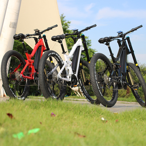 Enduro-vélo tout-terrain électrique ebike 48V, 1000W, entraînement central dans le pédalier, suspension complète, vtt, nouvelle collection - Product Image 6