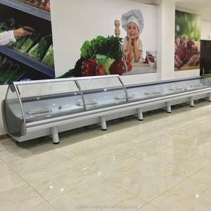 Réfrigérateur commercial servir sur comptoir porte en verre vitrine congélateur pour supermarché - Product Image 3