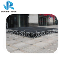 Escenario Portátil Plegable y Ensamblable para Conciertos y Eventos en Venta