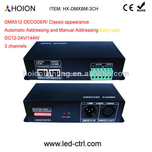 2015 nuevo diseño! decodificador universal de, canales <span class=keywords><strong>strong</strong></span> <span class=keywords><strong>decoder</strong></span>, dmx512 decodificador, 12 V - 24 V / 300 w, 3 canales - Product Image 4