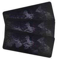 Tapis de souris de bureau durable noir et blanc de 3 mm d'épaisseur, en caoutchouc naturel et feutre, protection de table, en stock