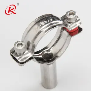 Sanitary Food Grade stainless steel 304 bracket pipe holder pipe hanger pipe support