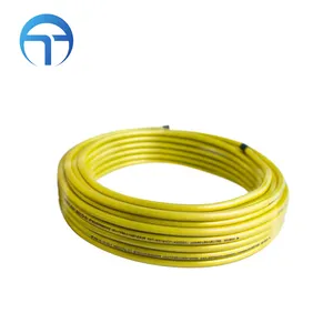 Natural Gas Meter Pipe Flexible Yellow Pvc tube Water SS304 Hose